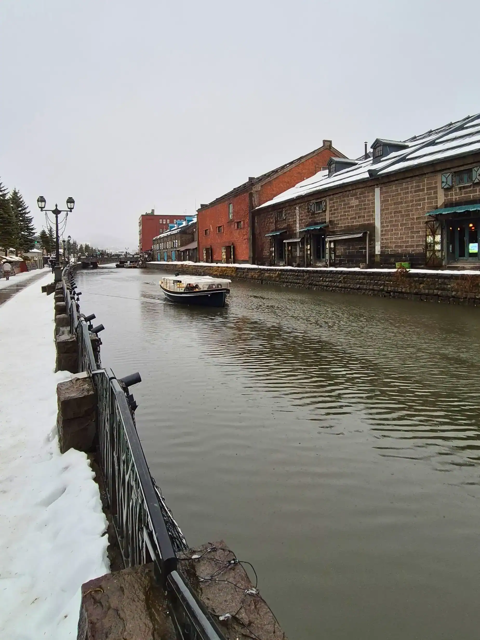 Otaru canal in winter